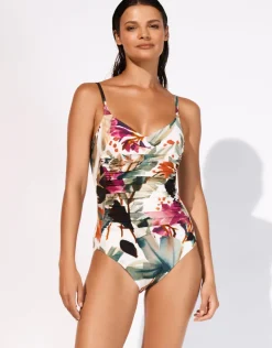 Maryan Mehlhorn Mystic Ruched Underwired Swimsuit - Noble Exotic Discount