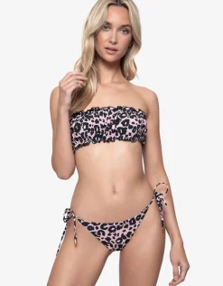 PQ Swim Nala Remi Ruched Bandeau Bikini Top Online