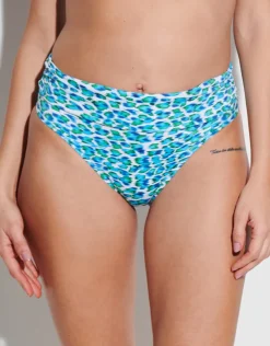 Tessy Nassau Fold Bikini Pant - Blue Discount