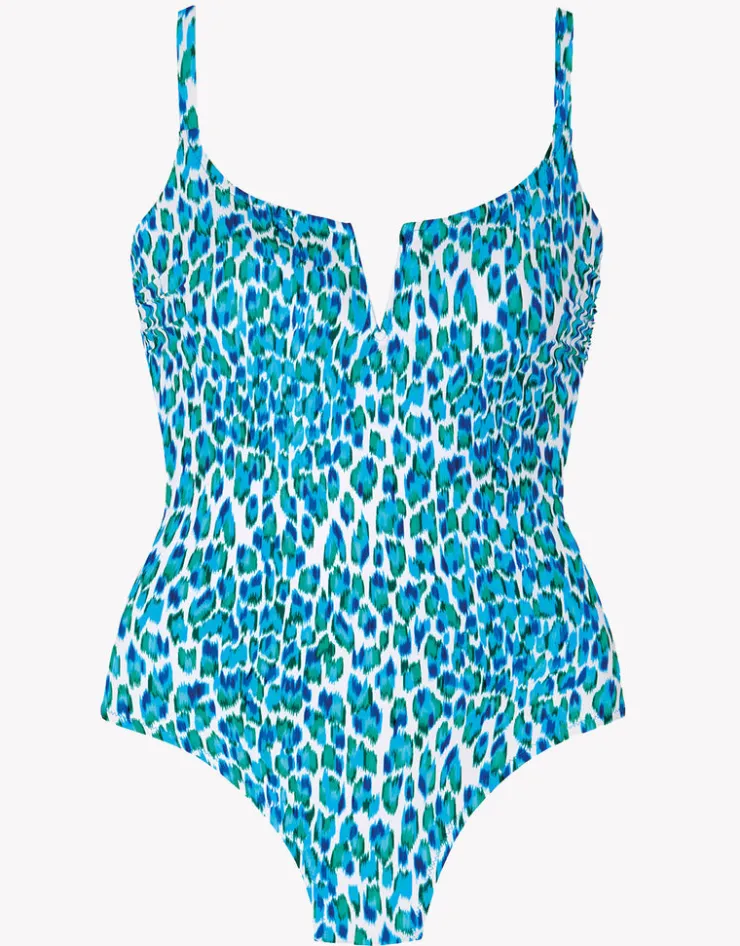 Tessy Nassau Moulded Swimsuit - Blue Hot