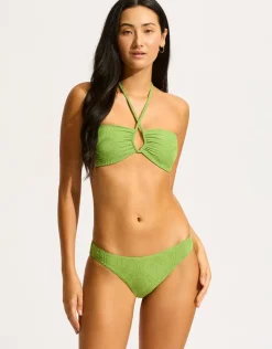 Seafolly Oasis Diamond Wire Bandeau Bikini Top - Sage Online