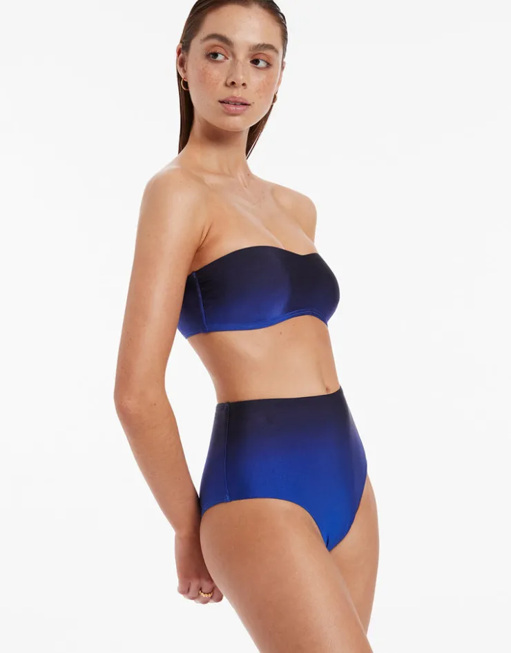 Jets Oia Sunset Minimal Bandeau Bikini Top - Ocean Sale