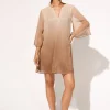 Maryan Mehlhorn Ombre Metallic Tunic - Earth Gradient Fashion