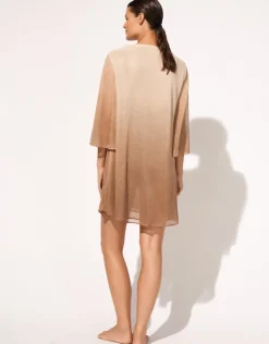 Maryan Mehlhorn Ombre Metallic Tunic - Earth Gradient Fashion