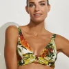Maryan Mehlhorn Optimist Banded Bikini Top - Pina Colada Best