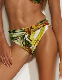 Maryan Mehlhorn Optimist Gathered Band Bikini Pant Clearance