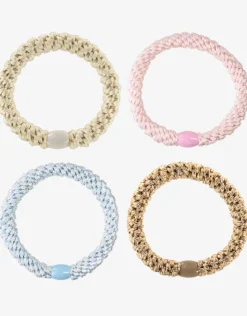 Kknekki Original Hair Tie Bundle - Baby Blue, Cream, Pink and Beige Discount