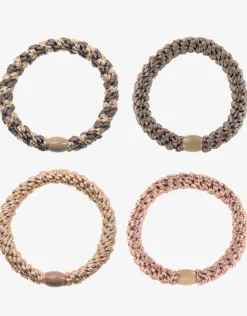 Kknekki Original Hair Tie Bundle - Beiges and Pinks Fashion