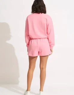 Seafolly Originals Crew Sweatshirt - Pink Clearance