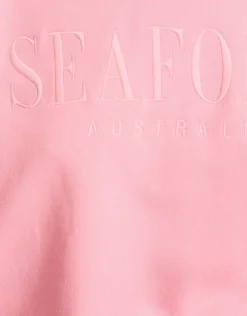 Seafolly Originals Crew Sweatshirt - Pink Clearance