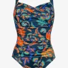 Charmline Ornamental Orchestra Inclusive Fit Swimsuit - Midnight Paisley Fashion