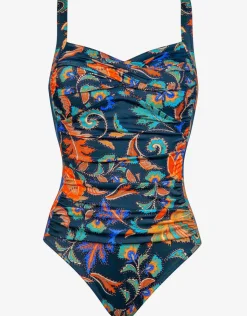 Charmline Ornamental Orchestra Inclusive Fit Swimsuit - Midnight Paisley Fashion