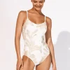 Maryan Mehlhorn Ornation Underwired Tank Swimsuit - Canvas Sand Clearance