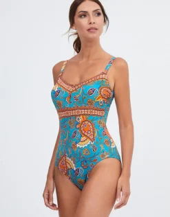 Nuria Ferrer Ornela V Neck Swimsuit - Multi Outlet