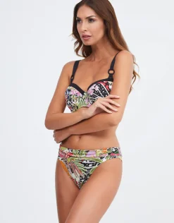 Nuria Ferrer Palm Underwired Balcony Bikini Top - Multi Outlet