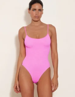 Hunza G Pamela Swimsuit - Bubblegum Hot