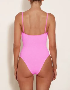 Hunza G Pamela Swimsuit - Bubblegum Hot