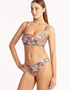 Sea Level Parkland Regular Cheeky Bikini Pant - Khaki New