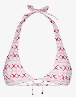 Heidi Klein Penida Padded Halter Bikini Top - Pink Sale