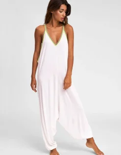 Pitusa Pima Jumpsuit - White Outlet