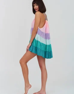 Pitusa Popsicle Halter Mini Dress - Pastels Discount
