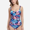 Gottex Profile Bohemian Gypsy D Cup Swimsuit - Navy Sale