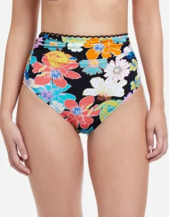 Gottex Profile Rising Sun High Waist Bikini Pant - Black Online