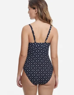 Gottex Profile Supreme V Neck Swimsuit - Black Hot