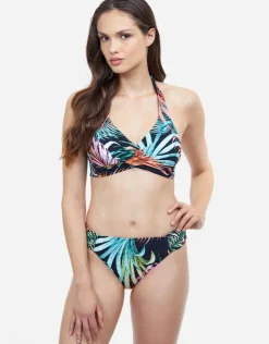 Gottex Profile Tropico Halter Bikini Top - Black Best