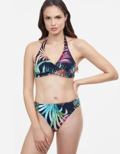 Gottex Profile Tropico Halter Bikini Top - Black Best