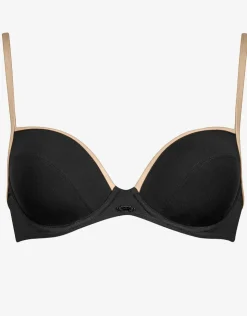Maryan Mehlhorn Pura Underwired Bikini Top - Black Camel Fashion