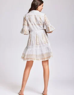 Iconique Rachel Shirt Dress - White Discount