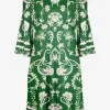 Maryan Mehlhorn Radiance Tunic Dress - White and Clover Fashion