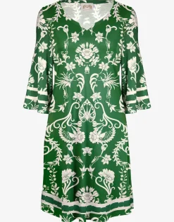 Maryan Mehlhorn Radiance Tunic Dress - White and Clover Fashion
