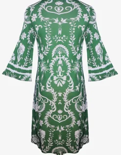 Maryan Mehlhorn Radiance Tunic Dress - White and Clover Fashion