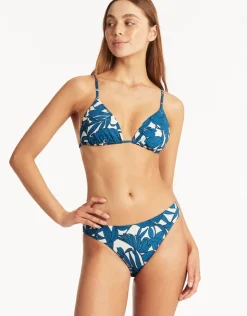 Sea Level Retreat Regular Cheeky Bikini Pant - Lagoon Fashion