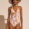 Maryan Mehlhorn Reverie Halter Swimsuit - Dreamy Pastels New
