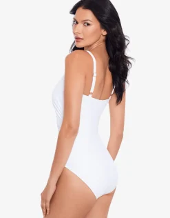 Miraclesuit Rock Solid Starr Swimsuit - White Outlet