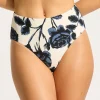 Seafolly Rococo High Waist Bikini Pant - Black Sale
