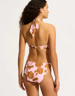 Seafolly Rococo Twist Band Mini Hipster Bikini Pant - Blossom Best