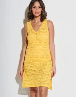 Tessy Saona Leila Beach Dress - Yellow Fashion