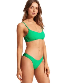 Seafolly Sea Dive High Cut Bikini Pant - Jade Outlet