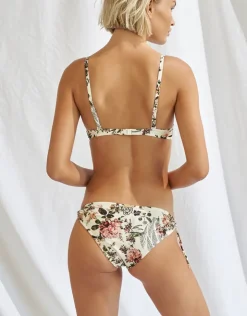 Watercult Secret Garden Looped Side Bikini Pant - Sunfaded Florals Discount