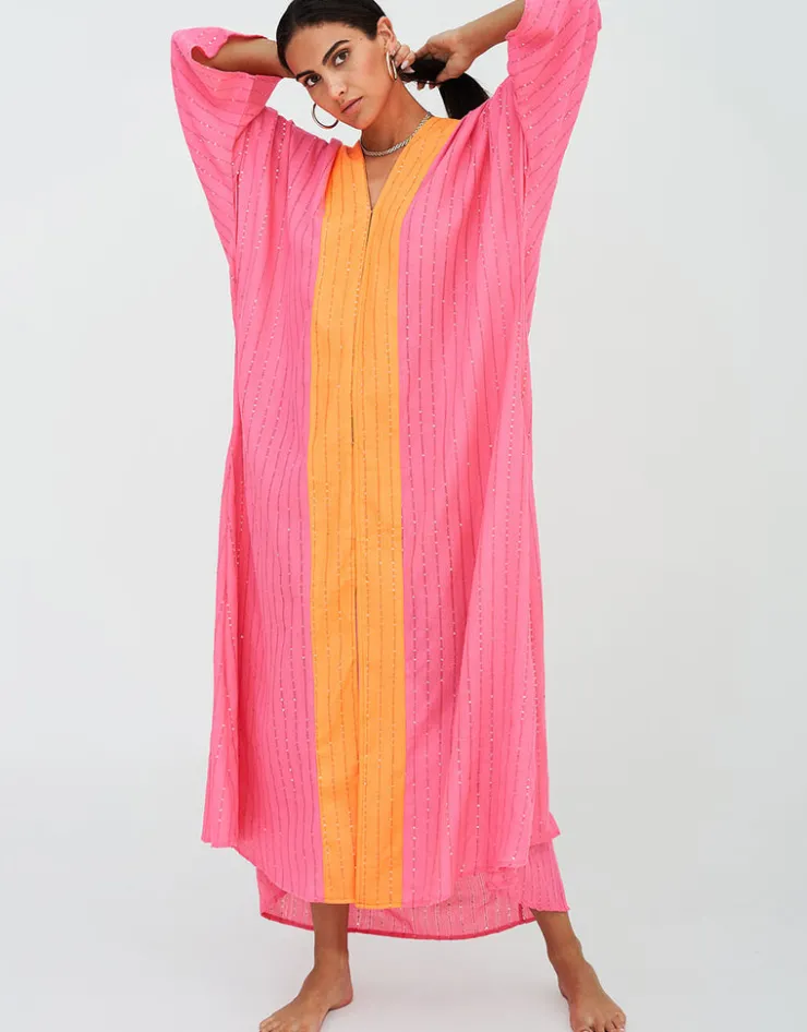 Pitusa Sequin Kimono - Hot Pink Hot