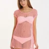 Banana Moon Shoshone Melena Mini Dress - Coral Best
