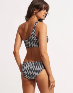Seafolly Sienna Hipster Bikini Pant - True Navy Discount