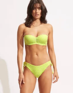 Seafolly Sienna Loop Side Bikini Pant - Celery Sale