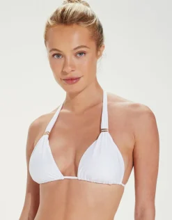 ViX Paula Hermanny Signature Bia Tube Bikini Top - White Clearance