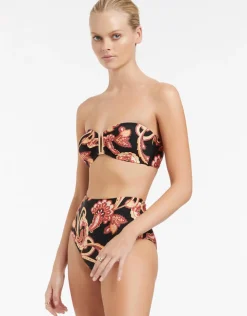 Jets Silk Road High Waist Bikini Pant - Black Best