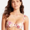 Seafolly Silk Road Underwire Bra Bikini Top - Pink Best